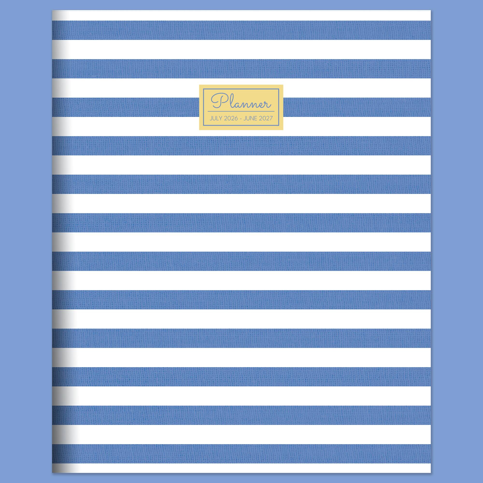 TF Publishing Large 2026-27 Linen Lines Monthly Planner